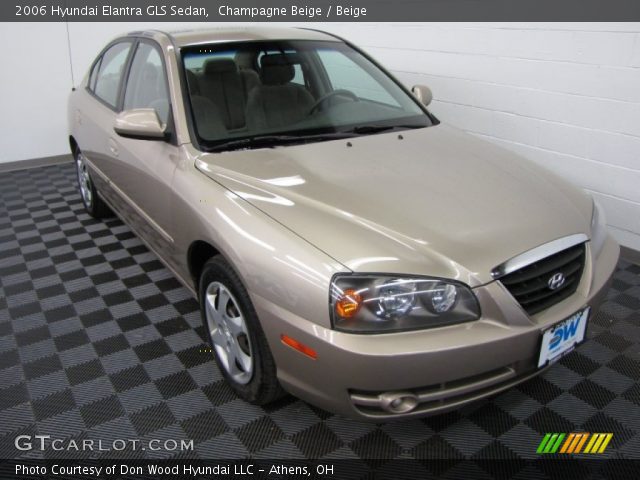 2006 Hyundai Elantra GLS Sedan in Champagne Beige