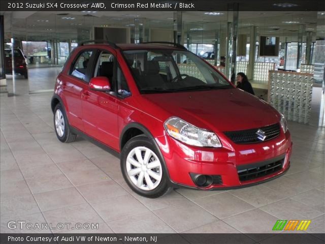 2012 Suzuki SX4 Crossover AWD in Crimson Red Metallic