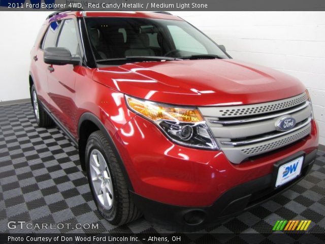 2011 Ford Explorer 4WD in Red Candy Metallic