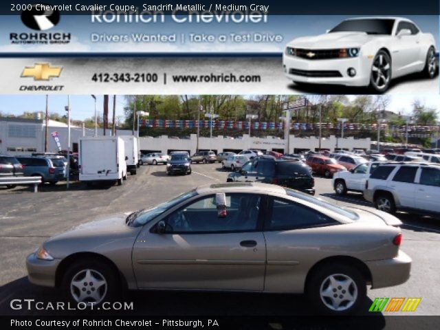 2000 Chevrolet Cavalier Coupe in Sandrift Metallic