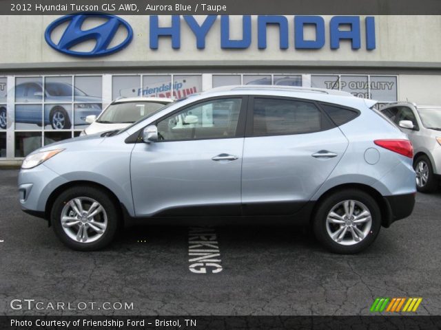 2012 Hyundai Tucson GLS AWD in Aurora Blue