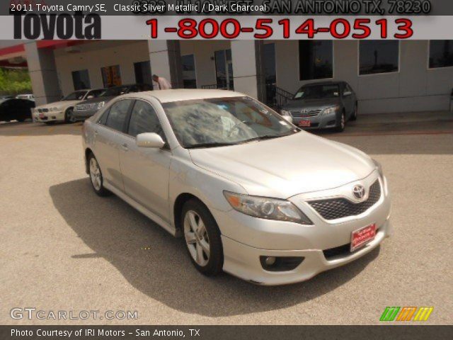 2011 Toyota Camry SE in Classic Silver Metallic