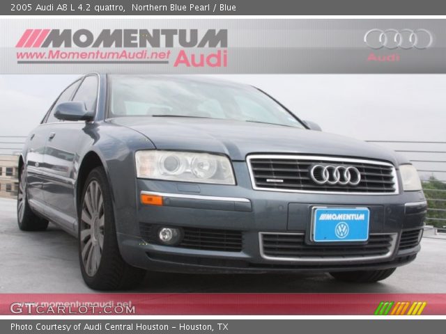 2005 Audi A8 L 4.2 quattro in Northern Blue Pearl