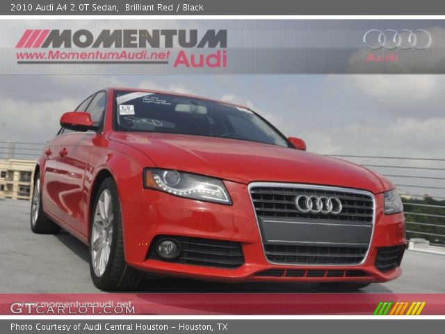 2010 Audi A4 2.0T Sedan in Brilliant Red