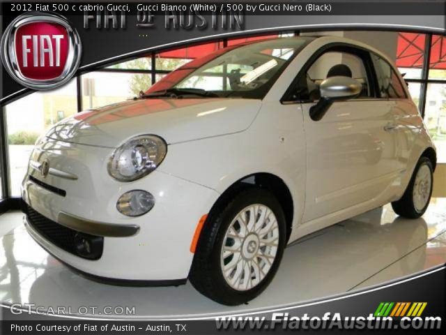 2012 Fiat 500 c cabrio Gucci in Gucci Bianco (White)