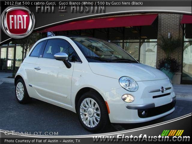 2012 Fiat 500 c cabrio Gucci in Gucci Bianco (White)