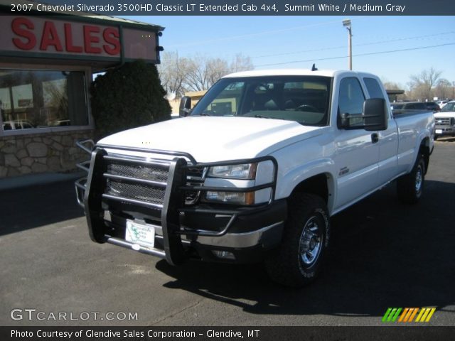 2007 Chevrolet Silverado 3500HD Classic LT Extended Cab 4x4 in Summit White