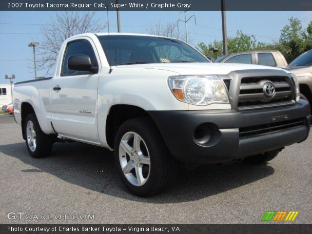 2007 Toyota Tacoma Regular Cab in Super White