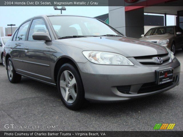 2004 Honda Civic EX Sedan in Magnesium Metallic