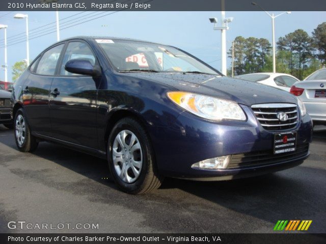 2010 Hyundai Elantra GLS in Regatta Blue