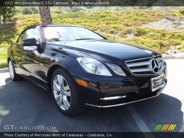 2012 Mercedes-Benz E 350 Cabriolet in Black
