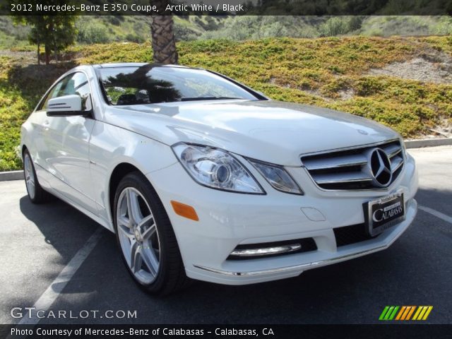 2012 Mercedes-Benz E 350 Coupe in Arctic White