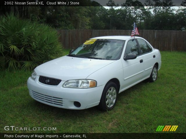 2002 Nissan Sentra XE in Cloud White