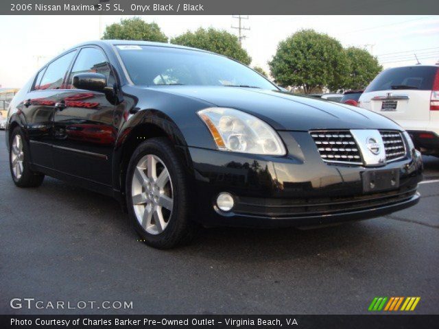 2006 Nissan maxima sl black