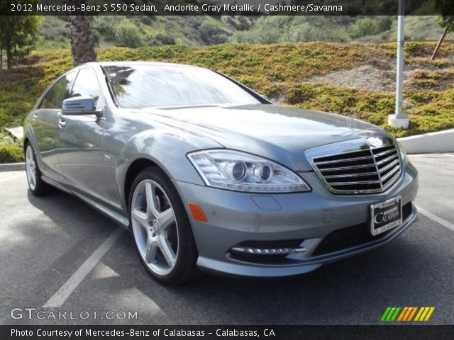 2012 Mercedes-Benz S 550 Sedan in Andorite Gray Metallic