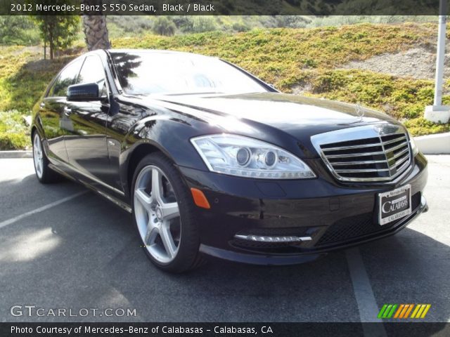 2012 Mercedes-Benz S 550 Sedan in Black