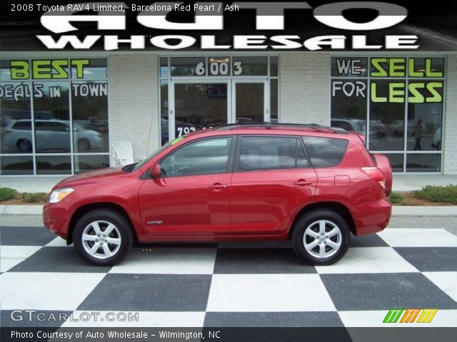 2008 Toyota RAV4 Limited in Barcelona Red Pearl