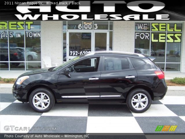 2011 Nissan Rogue SV in Wicked Black