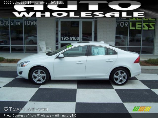 2012 Volvo S60 T5 in Ice White