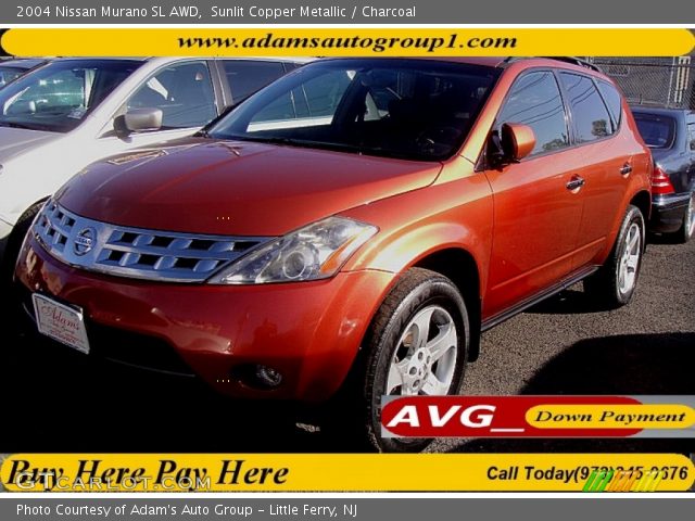2004 Nissan Murano SL AWD in Sunlit Copper Metallic