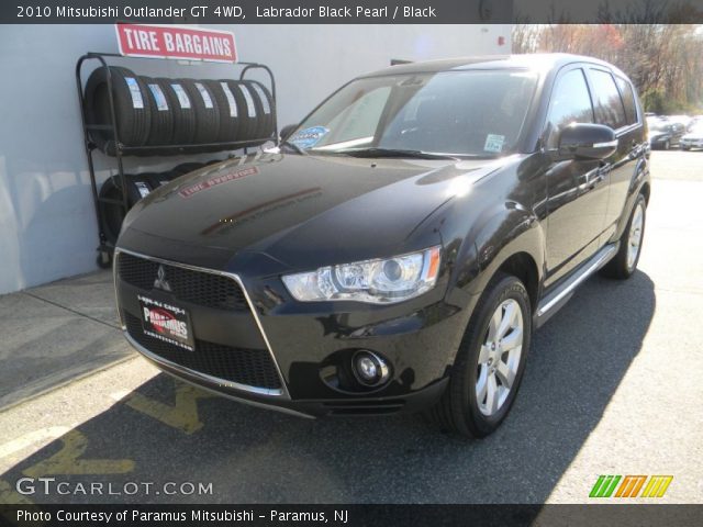 2010 Mitsubishi Outlander GT 4WD in Labrador Black Pearl