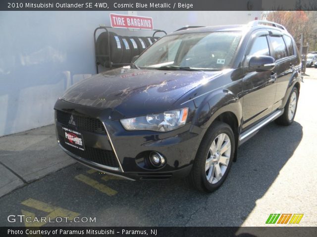 2010 Mitsubishi Outlander SE 4WD in Cosmic Blue Metallic