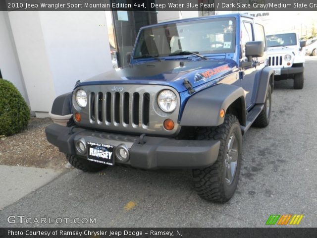 2010 Jeep Wrangler Sport Mountain Edition 4x4 in Deep Water Blue Pearl