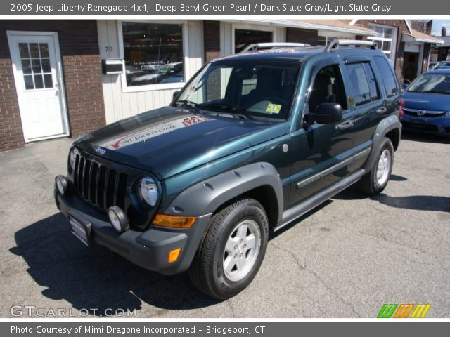 2005 Jeep Liberty Renegade 4x4 in Deep Beryl Green Pearl