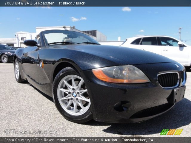 2003 BMW Z4 2.5i Roadster in Jet Black