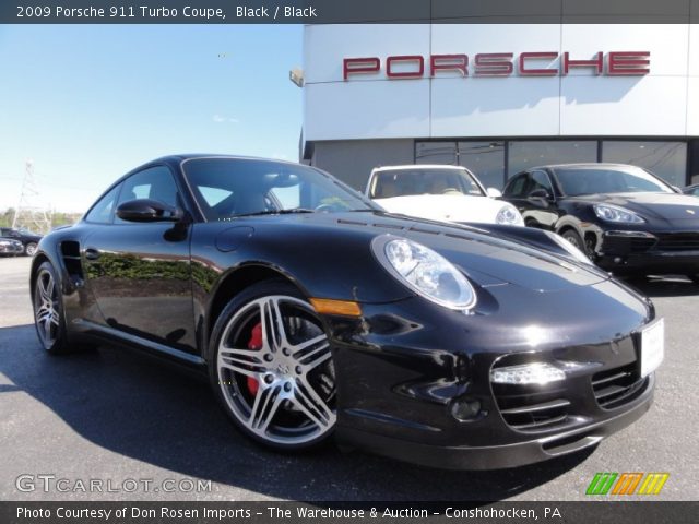 2009 Porsche 911 Turbo Coupe in Black