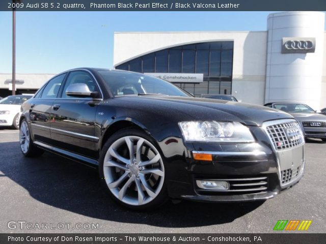 Phantom Black Pearl Effect 2009 Audi S8 5 2 Quattro