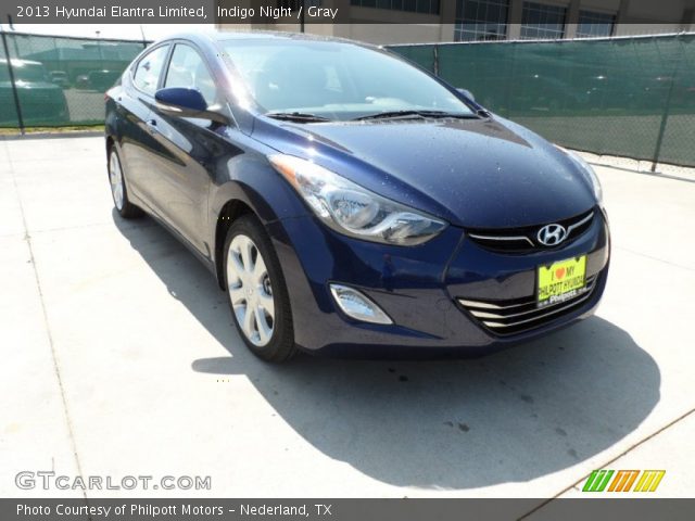 2013 Hyundai Elantra Limited in Indigo Night