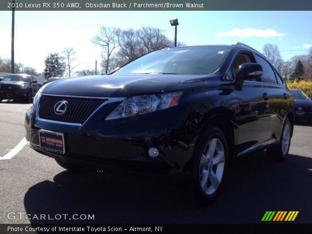 2010 Lexus RX 350 AWD in Obsidian Black