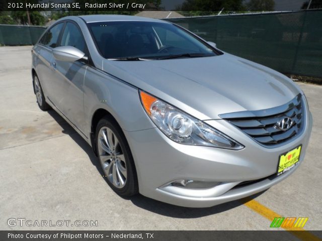 2012 Hyundai Sonata SE in Radiant Silver