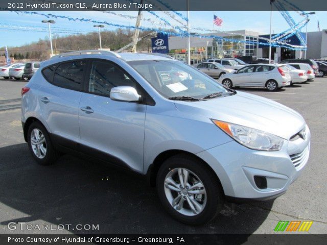 2012 Hyundai Tucson GLS in Aurora Blue