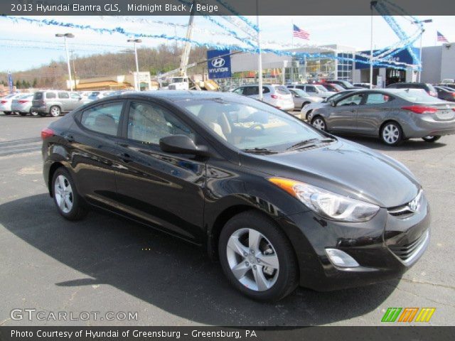 2013 Hyundai Elantra GLS in Midnight Black