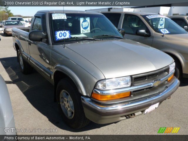 2000 Chevrolet S10 LS Regular Cab 4x4 in Light Pewter Metallic