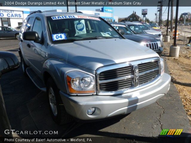 2004 Dodge Durango Limited 4x4 in Brilliant Silver Metallic