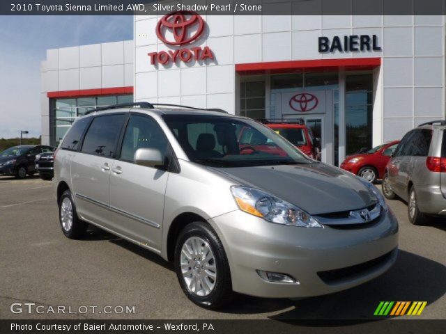 2010 Toyota Sienna Limited AWD in Silver Shadow Pearl