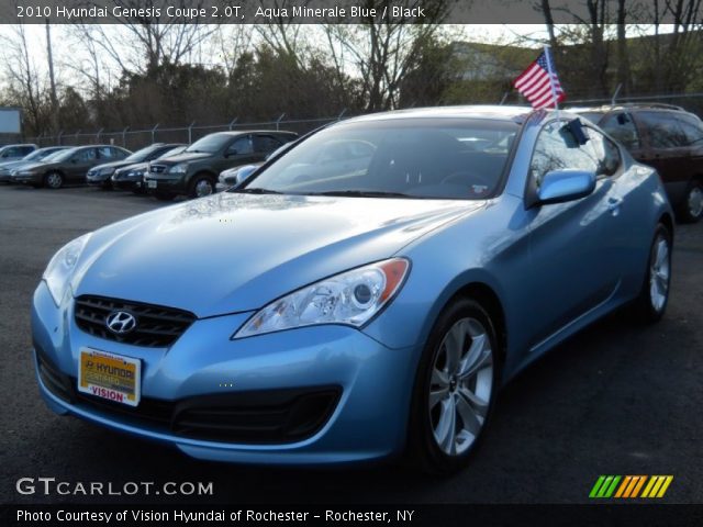 2010 Hyundai Genesis Coupe 2.0T in Aqua Minerale Blue