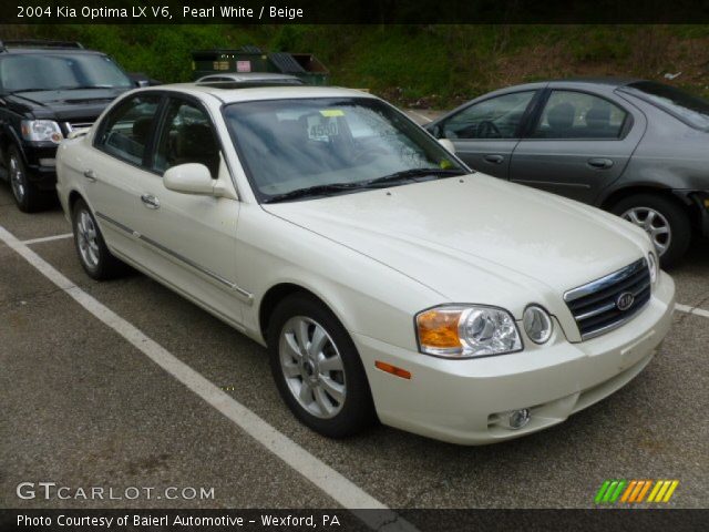 2004 Kia Optima LX V6 in Pearl White