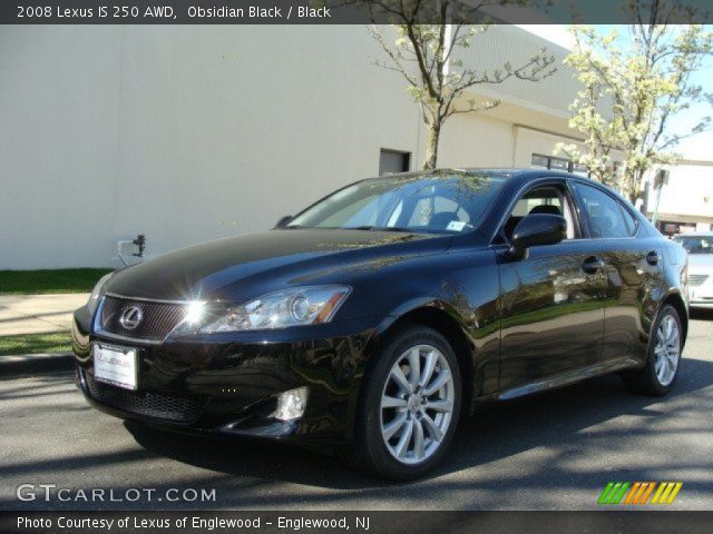 2008 Lexus IS 250 AWD in Obsidian Black