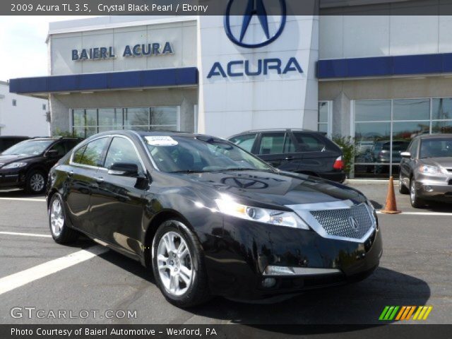 2009 Acura TL 3.5 in Crystal Black Pearl