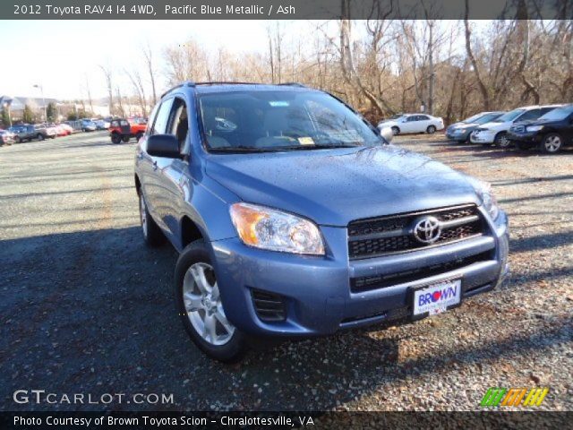 2012 Toyota RAV4 I4 4WD in Pacific Blue Metallic