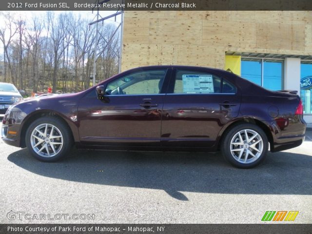 2012 Ford Fusion SEL in Bordeaux Reserve Metallic
