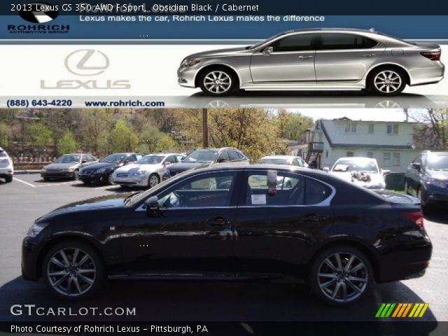 2013 Lexus GS 350 AWD F Sport in Obsidian Black