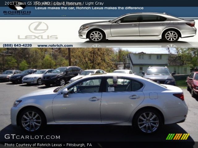 2013 Lexus GS 350 AWD in Liquid Platinum