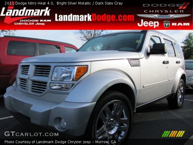 2011 Dodge Nitro Heat 4.0 in Bright Silver Metallic