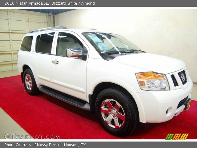 2010 Nissan Armada SE in Blizzard White