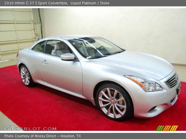 2010 Infiniti G 37 S Sport Convertible in Liquid Platinum